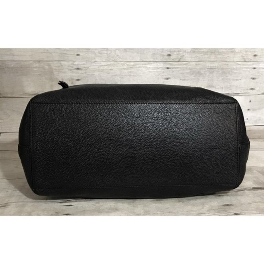 Vintage Kate Spade Tote Bag Grant Park Black Leather Shoulder Bag Satchel Purse - Picture 6 of 7